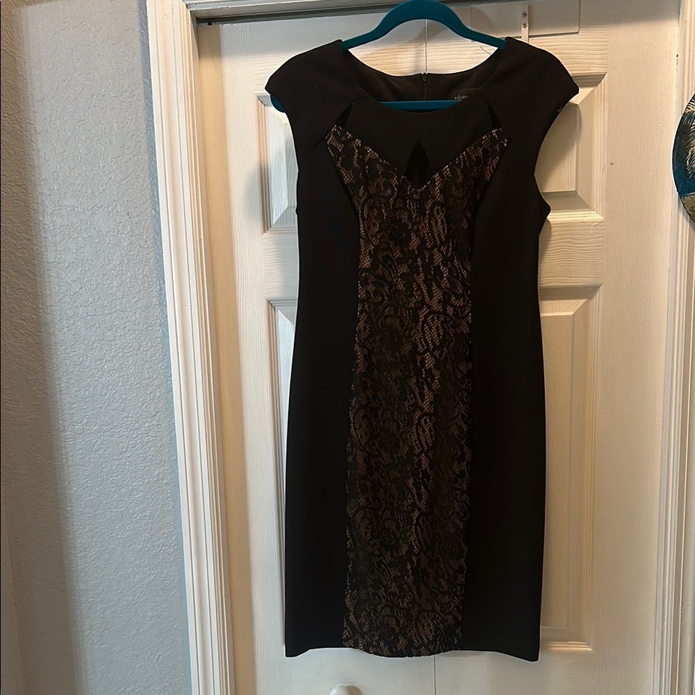 Cocktail Black & Nude Dress